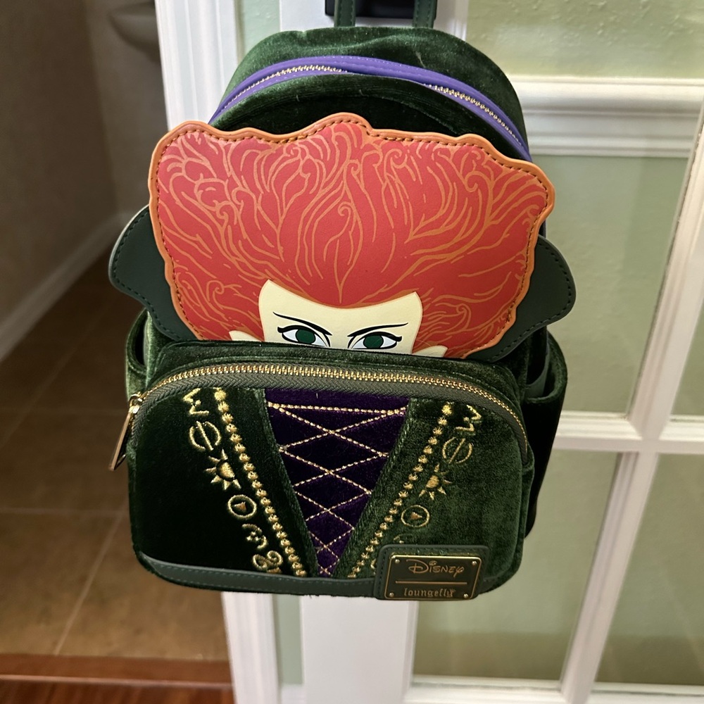 Loungefly Green and Red Backpack